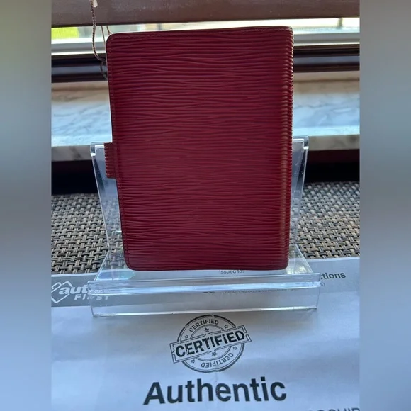 Louis Vuitton Red EPI Agenda PM CA0091 - Picture 3 of 12